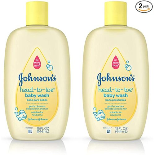 Johnson's Head-To-Toe Baby Wash, Gentle Cleanser, 15 Fl. Oz. (Pack of 2) - Baby Head-to-Toe Wash - 15 Fl Oz (Pack of 2)