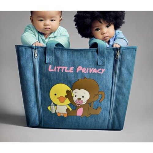 Little Privacy Water-Resistant Pink Diaper Bags