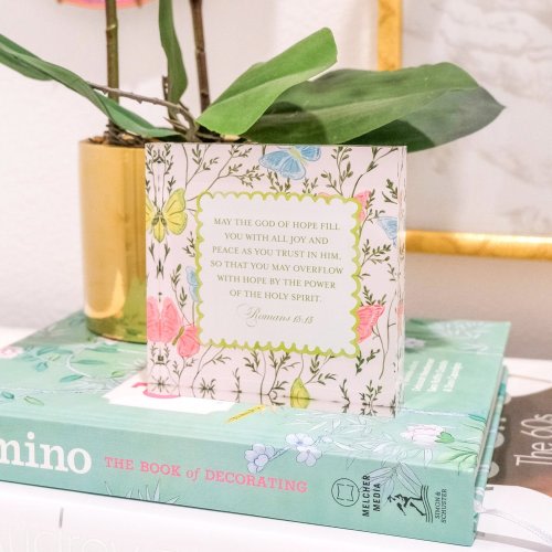 Romans 15:13 Acrylic Block — Kirsten McFarlan Designs