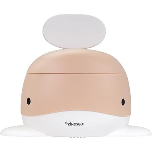 Kindsgut Potty Training Toilet in Whale Design, Designed in Germany, Potty Training in a Beautiful Design, Peach