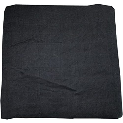 Muslin Swaddle Blankets Large Silky Soft Organic Cotton Solid Black Color Baby Bath Towel Toddler Blanket (Solid Color 007)
