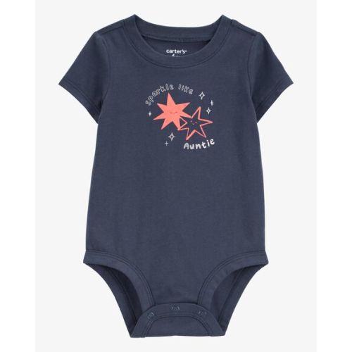 Baby Sparkle Like Auntie Short-Sleeve Bodysuit - Carter's | Carter's