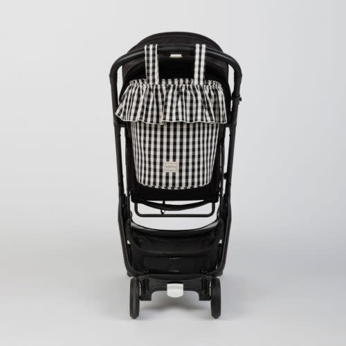 Basket Vichy - Black + White - Minicoton