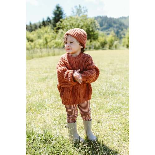 CHUNKY KNIT SWEATER | CLAY