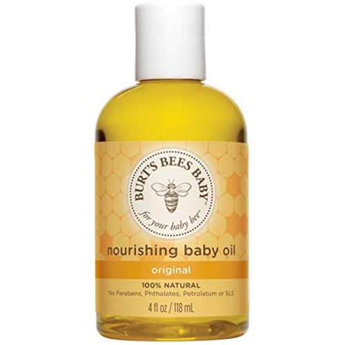 Burt's Bees Baby Nourishing Baby Oil, 100% Natural Baby Skin Care - 4 Ounce Bottle