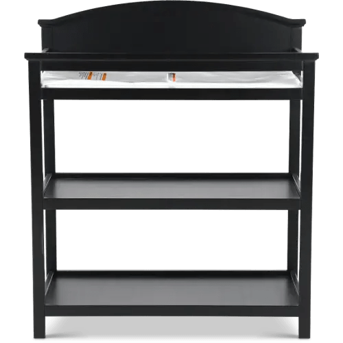 Harper Black Changing Table with Pad