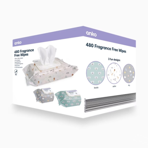 480 Pack Fragrance Free Wipes