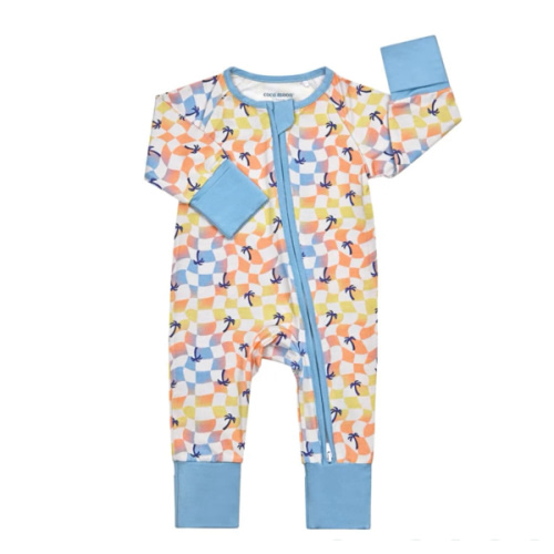 Sunset Checker Bamboo Coverall