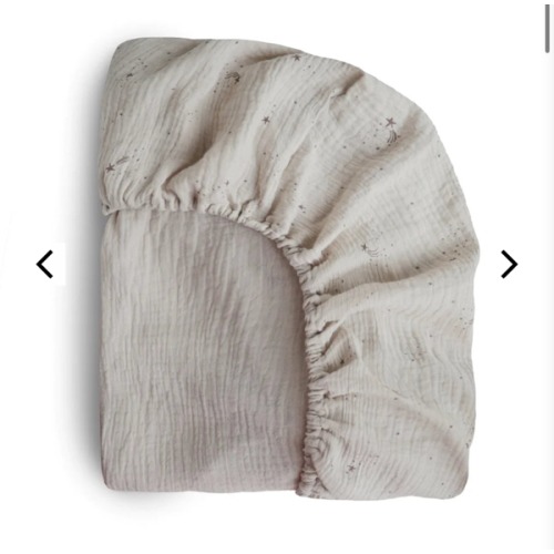 Mushie - Extra Soft Muslin Crib Sheet | Kido Bebe