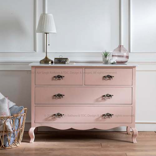 Sag Harbor Blush Elegance Chest of Drawers – theruralart.com