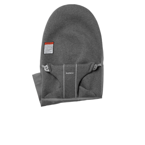 Extra Fabric Seat for Bouncer Bliss: Charcoal gray - 3D Jersey