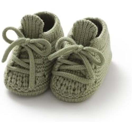 Neiwech Baby Booties Newborn First Walks Shoes Cozy Warm Knit Soft Booties for Infant Boy Girl