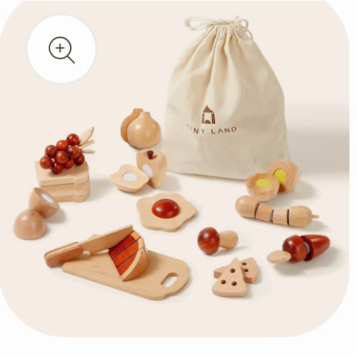 Tiny Land® Wooden Cut and Play Food Toys - Tenth & Pine