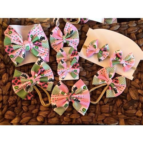 John Deere Hair Bows
