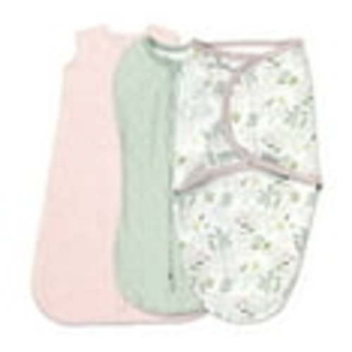 SwaddleMe by Ingenuity Comfort Pack Baby Swaddle Set, Size 0-3 Months, Pod, Original Swaddle, Night Sack, 3pk - Peekaboo Panda