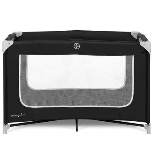 Dream On Me Zodiak Portable Play Yard With Carry Bag, Black