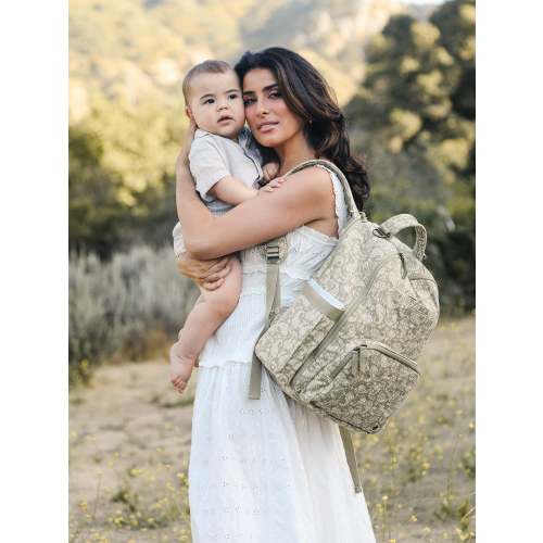 Sazan + JuJuBe Classic Diaper Backpack - Paisley Floral