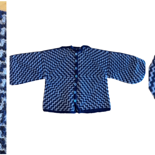 Zig Zag Alpaca Cardigan - 6-12mo | Dream Sequence