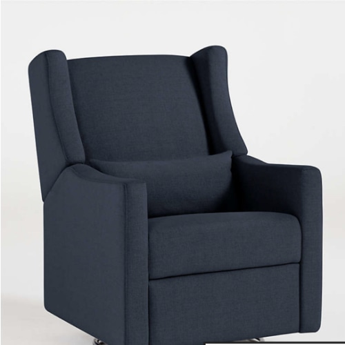 Babyletto Kiwi Navy Power Recliner in Eco-Performance Fabric in NAVY