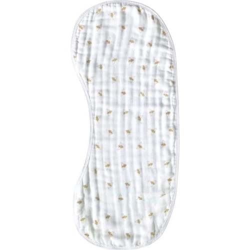 Burp Cloth Bib, Busy Bees - Dear Perli | Maisonette