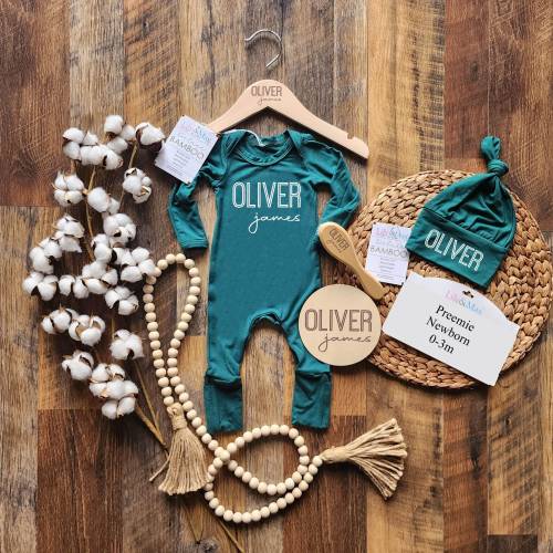 NEW-Deluxe Bamboo Baby rompers | Super soft Bamboo baby take home outfit boy girl romper outfit Preemie Newborn 0-3m Baby Shower Gifts