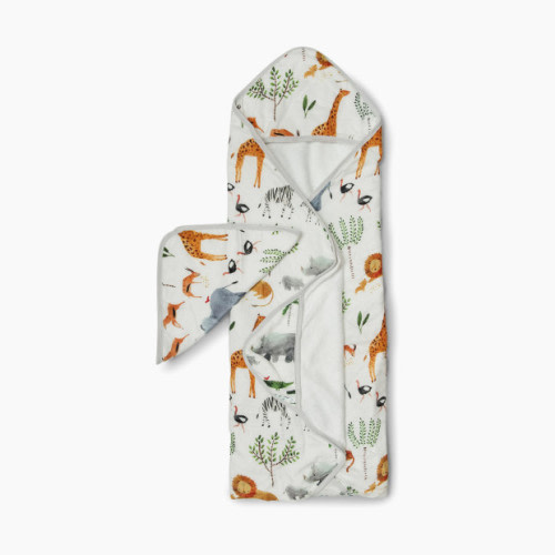 Loulou Lollipop Hooded Towel Set - Safari