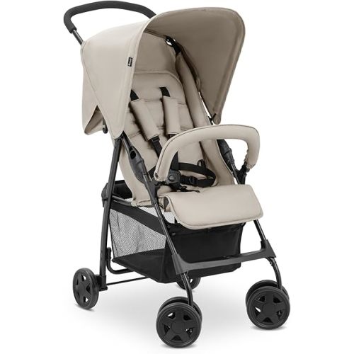 hauck Lightweight and Compact Travel Baby/Toddler Foldable Stroller, Sport, Beige