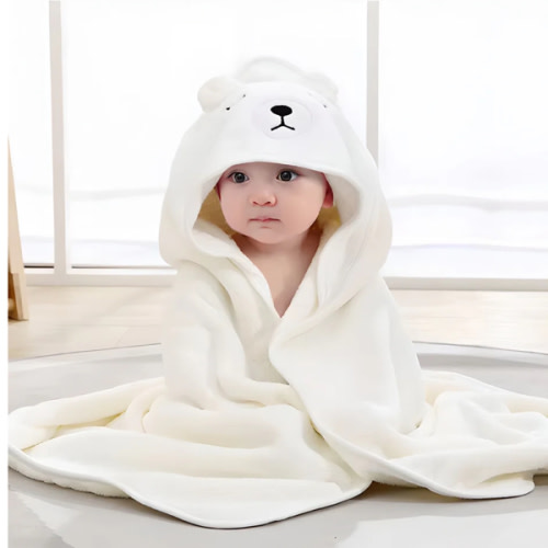 Bathrobe Warm Cartoon Baby Bath Towels Soft for Boys Girls – MyKidos