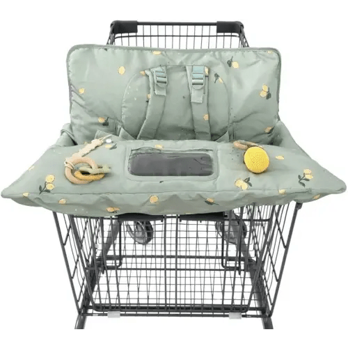 Shopping Cart Cover for Baby 2 in 1 High Chair Covers for Restaurant Comfortable Grocery Cart Seat Covers for Infant, Toddler Universal Suitable for Most Shopping Carts Machine Washable