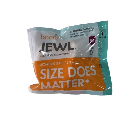 Boon Jewl Orthodontic Silicone Pacifier, Neutral, Stage 1 (0-3 months)