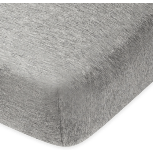 Organic Cotton Fitted Crib Sheet | Honest Baby Clothing - GRAY HEATHER