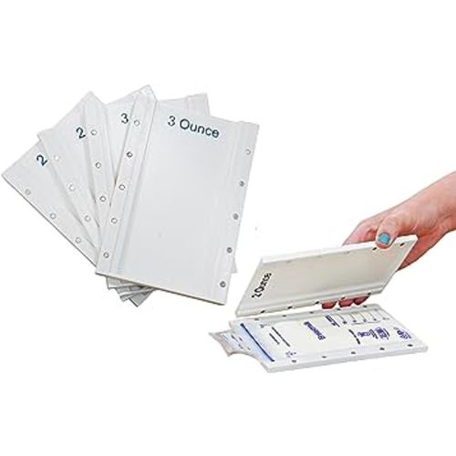 Magnetic Breastmilk Freeze Flat Trays - Breastpump Accessory to Freeze Breast Milk Storage Bags Flat - (for Lansinoh, Up&Up, & Avent, Starter Set (2-6oz))