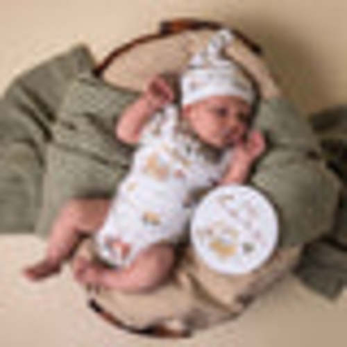 Digger Short Sleeve Organic Bodysuit | Snuggle Hunny