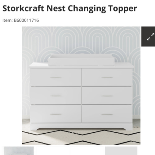 Storkcraft Nest Changing Topper