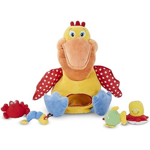 Melissa & Doug K's Kids Hungry Pelican Soft Baby Educational Toy