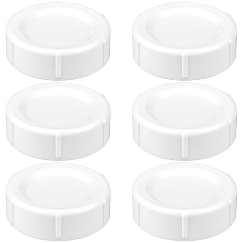 Travel and Storage Baby Bottle Caps for Dr. Brown’s Natural Flow Wide-Neck Bottles, Baby Bottle Lids Replacement with Sealing Gasket, Leak-Proof, BPA-Free, Pack of 6