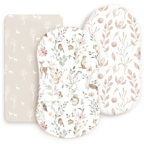 Bassinet Sheets- Blush Pink