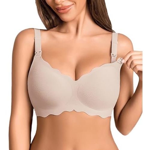 Avidlove Nursing Bras for Breastfeeding Seamless Maternity Bra Wireless Pregnancy Bras Comfort Sleep Bralette with Support