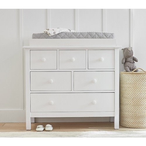 Kendall Nursery Changing Table Dresser & Topper | Pottery Barn Kids