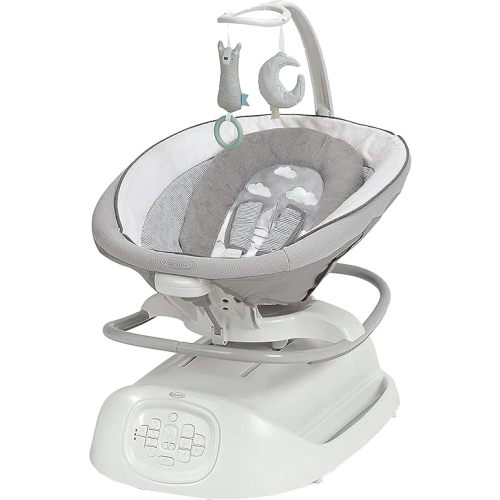 Graco Sense2Soothe 2-in-1 Baby Swing and Portable Rocker with Cry Detection Technology - Sailor