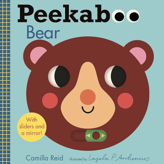 Peekaboo: Bear: (An Interactive Board Book for Babies & Toddlers with Mirror & Sliders to Push, Pull, or Turn. Cute Artwork Includes Ladybugs, Bunnies, Butterflies, & More) (Peekaboo You)