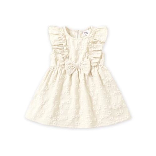 Baby Girls Summer Dresses Ruffle Sleeve