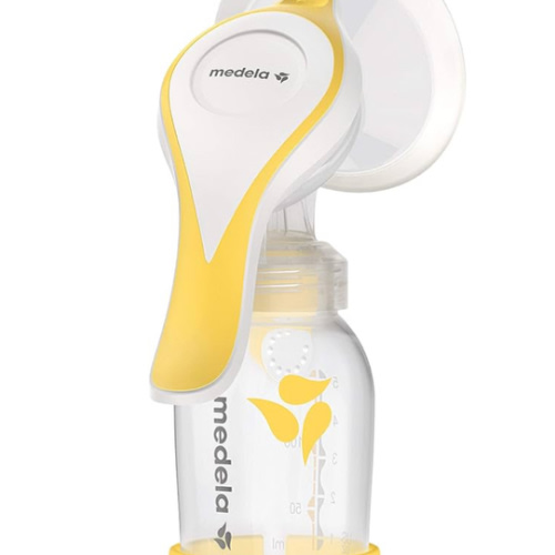 Medela Harmony Manual Breast Pump, Compact Swiss Design with PersonalFit Flex Shields and Medela's 2-Phase Expression Technology