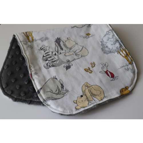 Minky Burp Cloth - Bear