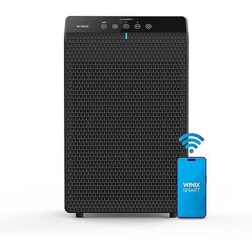 WINIX 5520 Air Purifier for Home Large Room Up to 1882 Ft² in 1 Hr With Air Quality Monitor, True HEPA, High Deodorization Carbon Filter and Auto Mode, Captures Pet Allergies, Smoke, Dust.