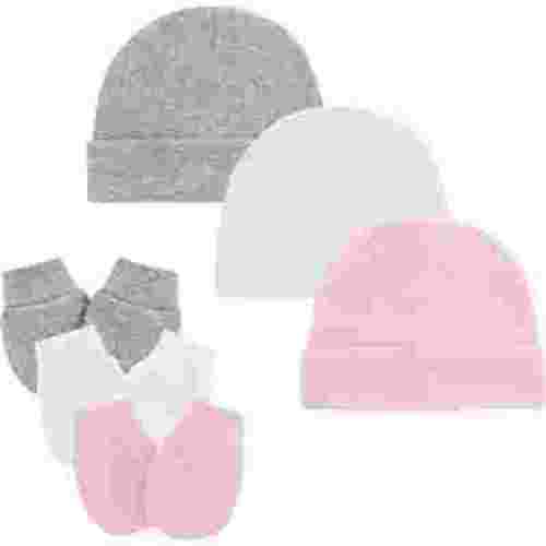 Zando Baby Hat Mittens Newborn Hats for Boys Baby Hats 0-6 Months Winter Beanie Caps 3 Pack 2 0-6 Months
