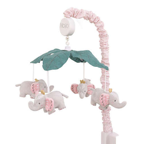 NoJo® Tropical Princess Elephant Mobile in Pink