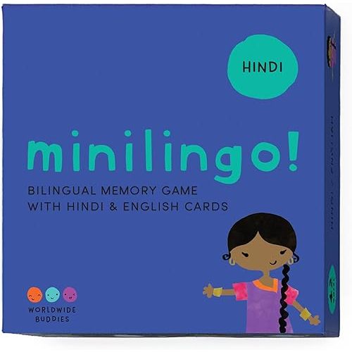 Minilingo Hindi / English Bilingual Flashcards: Bilingual memory game with Hindi & English cards (Minilingo Bilingual Flashcards) (Multilingual Edition) Cards – February 27, 2024