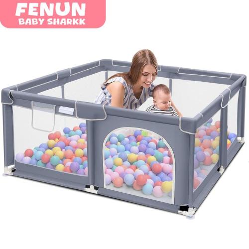 Baby Playpen, Indoor and Outdoor Playard, Play Pens for Kid Activity Center, Sturdy Safety Baby Fence with Breathable Mesh for Toddler playpen - TikTok Shop