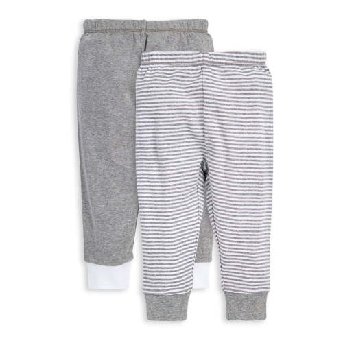 Burt's Bees Baby Organic Baby Boy or Girl Unisex Cuffed Pants, 2-Pack